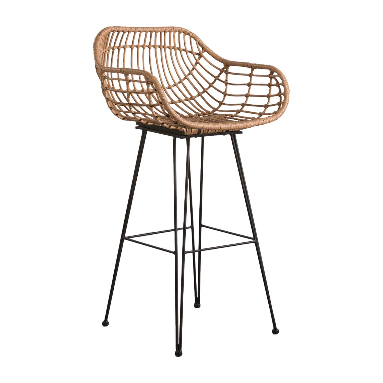 Taburete Ratán Kapolei 49x58x104cm Thinia Home Taburetes 1